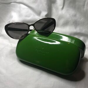 NEW Kate Spade Aliza/S Gold-tone Cat eye Sunglasses